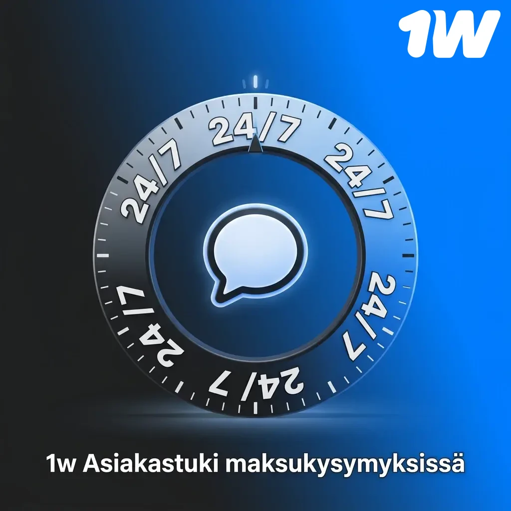 1w casino customer support options including live chat, email, Telegram, and FAQ for payment questions, available 24/7