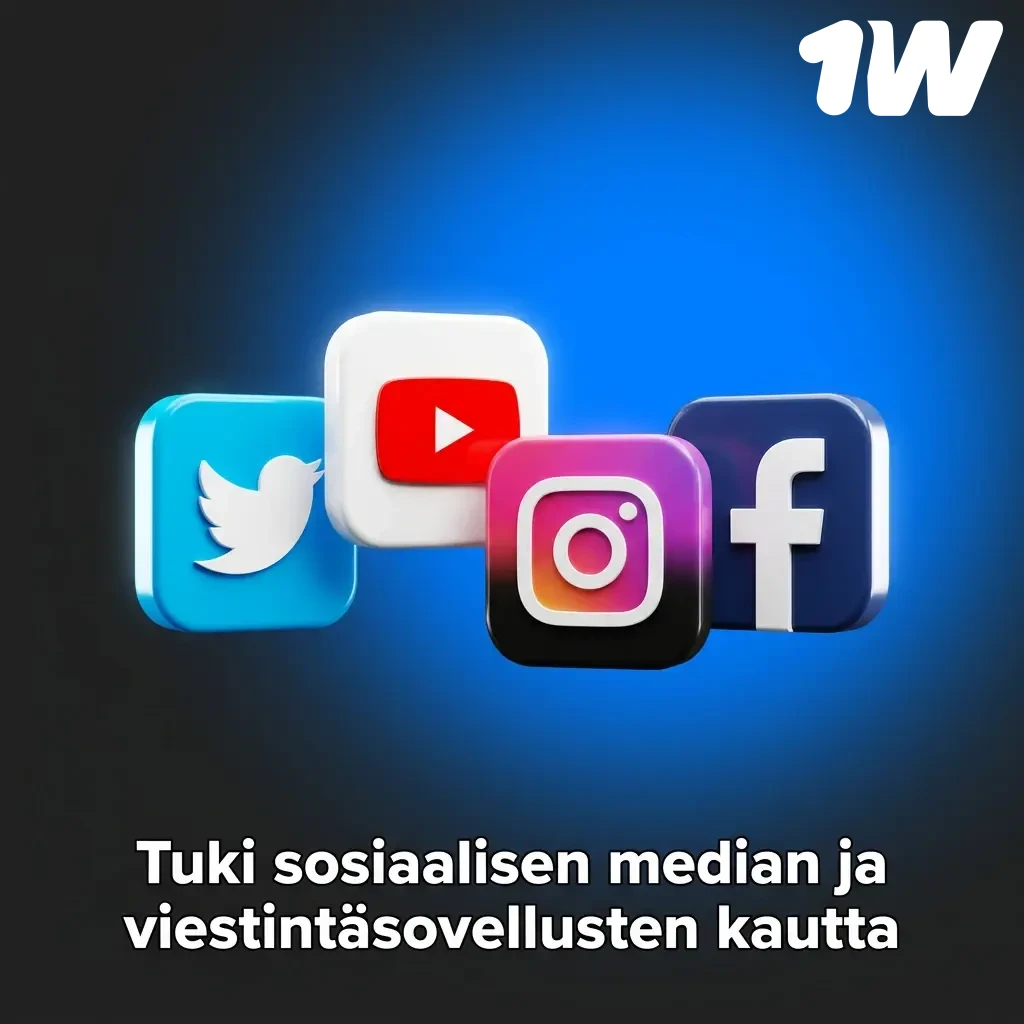 1w asiakaspalvelu sosiaalisen median ja Telegramin kautta – vastaukset 1–6 tunnissa