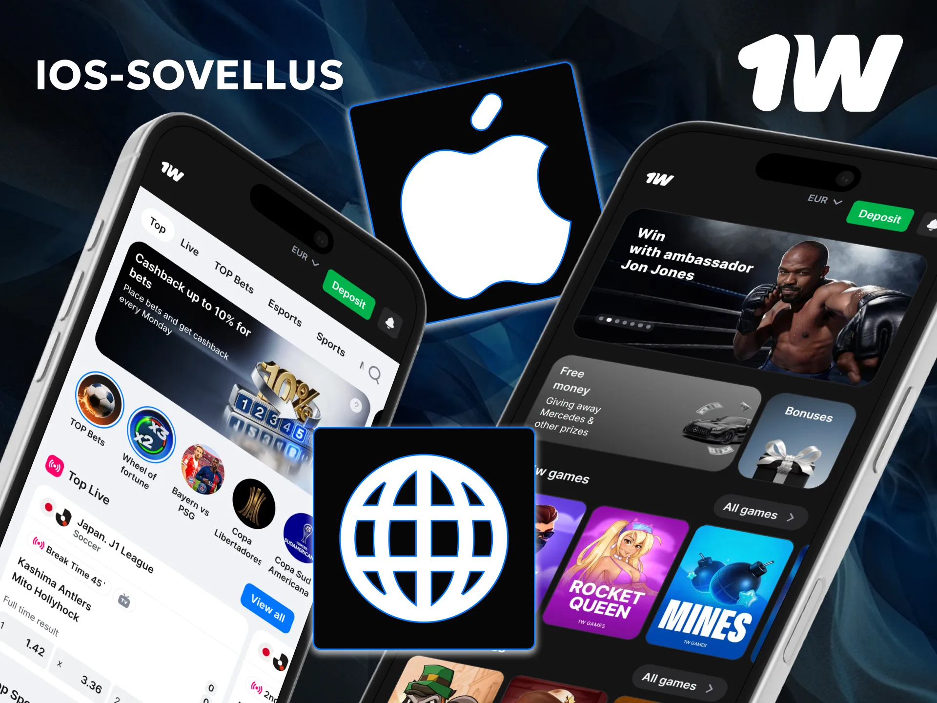 Käytä kätevää iOS-sovellus (PWA) -versiota iPhonellasi ilman erillistä latausta 1w-alustalla.
